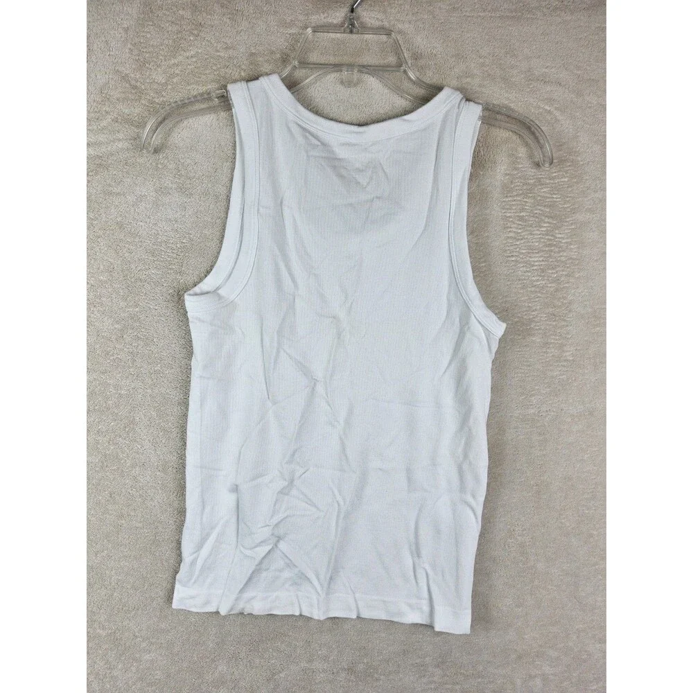 French Laundry Women's Sleeveless Tank Top White Size S